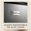 Frigobar Cíclico Vondom RFG148A Acero Inoxidable 47 Litros con Compresor